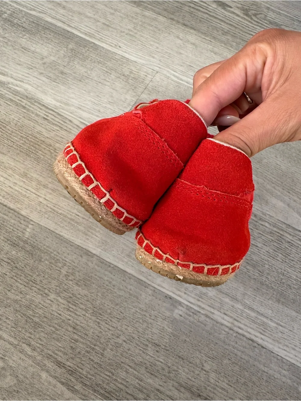 Seavees Avenue Espadrille sneakers in strawberry red